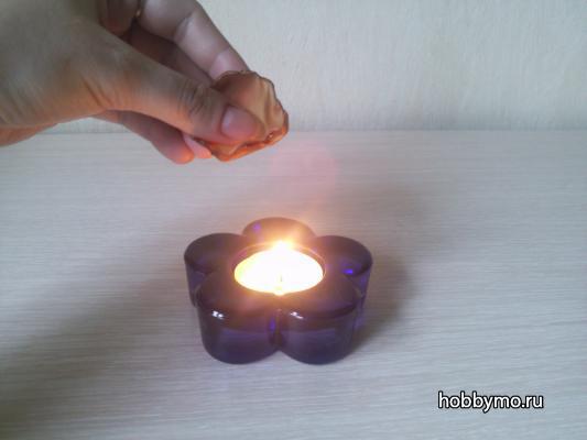 Цветок из подкладочной ткани своими руками Цветок из подкладочной ткани своими руками,,цветы из ткани,резинки для волос,аксессуары,цветы своими руками,цветы
